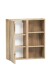 Hängeschrank >Kaprun< (B/H/T: 60x64x20 cm) in wotaneiche - 60x64x20 (BxHxT)