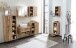 Hängeschrank >Kaprun< (B/H/T: 60x64x20 cm) in wotaneiche - 60x64x20 (BxHxT)