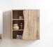Hängeschrank >Kaprun< (B/H/T: 60x64x20 cm) in wotaneiche - 60x64x20 (BxHxT)