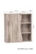 Hängeschrank >Kaprun< (B/H/T: 60x64x20 cm) in wotaneiche - 60x64x20 (BxHxT)