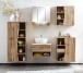Waschbeckenunterschrank >Kaprun< (B/H/T: 60x79x35 cm) in wotaneiche aus MDF