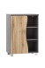 Waschbeckenunterschrank >Kaprun< (B/H/T: 60x79x35 cm) in graphit aus MDF
