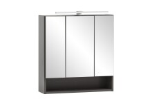 Badezimmerspiegelschrank >Kaprun< (B/H/T: 60x64x20...