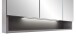 Badezimmerspiegelschrank >Kaprun< (B/H/T: 100x64x20 cm) in graphit