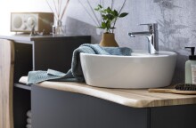 Waschtisch-Set >Kaprun< (B/H/T: 101x55x47 cm) in graphit - 101x55x47 (BxHxT)