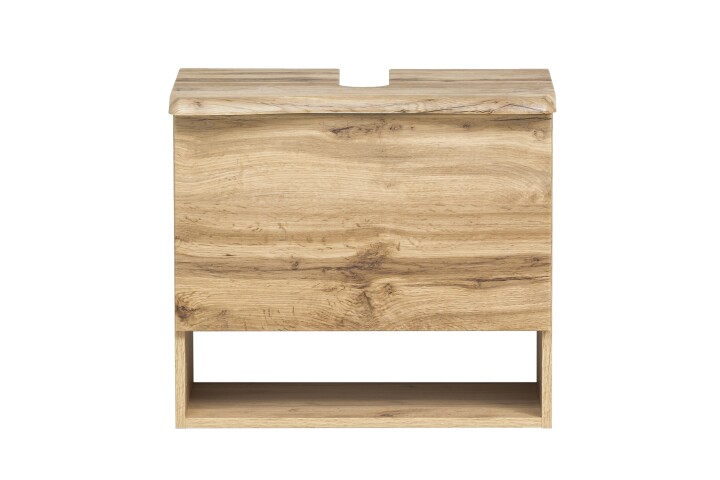Waschtisch-Set >Kaprun< (B/H/T: 61x55x47 cm) in wotaneiche - 61x55x47 (BxHxT)