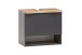 Waschtisch-Set >Kaprun< (B/H/T: 61x55x47 cm) in graphit - 61x55x47 (BxHxT)