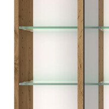 Badezimmerspiegelschrank >Manchester< (B/H/T: 100x64x20 cm) in wotaneiche