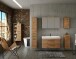 Badezimmerspiegelschrank >Manchester< (B/H/T: 100x64x20 cm) in wotaneiche