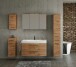 Badezimmerspiegelschrank >Manchester< (B/H/T: 100x64x20 cm) in wotaneiche