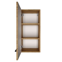 Hängeschrank >Manchester< (B/H/T: 30x64x20 cm) in wotaneiche - 30x64x20 (BxHxT)