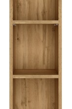 Seitenschrank >Manchester< (B/H/T: 25x180x33 cm) in wotaneiche aus MDF