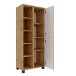 Midischrank >Manchester< (B/H/T: 55x130x33 cm) in wotaneiche - 55x130x33 (BxHxT)