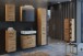 Midischrank >Manchester< (B/H/T: 55x130x33 cm) in wotaneiche - 55x130x33 (BxHxT)