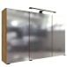 Waschtisch-Set >Manchester< (B/H/T: 160x200x50 cm) in wotaneiche aus MDF
