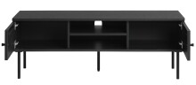 TV-Board >PENSACOLA< (B/H/T: 120x43x40 cm) in schwarz - 120x43x40 (BxHxT)