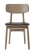 Stuhl >LIVO< (2er Set) (B/H/T: 46x82x54 cm) in natur aus Eiche - 46x82x54cm (BxHxT)