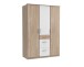 Kleiderschrank >Click< (B/H/T: 135x198x58 cm) in Eiche-Sägerau-Nachbildung