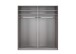 Kleiderschrank >Altona2< (B/H/T: 225x236x65 cm) in Weiß - 225x236x65cm (BxHxT)