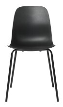 Stuhl >WHITBY< (4er Set) (B/H/T: 48x84x50 cm) in Schwarz aus Schwarz - 48x84x50cm (BxHxT)