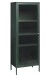 Vitrine >BRONCO< (B/H/T: 58x160x40 cm) in grün aus Metall - 58x160x40cm (BxHxT)