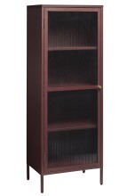 Vitrine >BRONCO< (B/H/T: 58x160x40 cm) in rot aus...