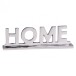 Dekofigur >Home I< (L/B/H: 22x7x4 cm) in Silbern aus Aluminium - 22x7x4 (LxBxH)