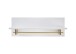 Wandpaneel >CERVO Garderobe< (BxHxT: 97x35x32 cm) in weiß - 97x35x32 (BxHxT)