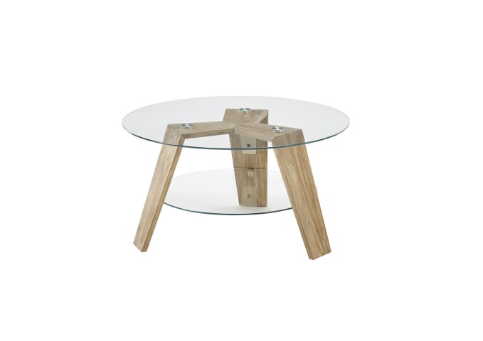 Couchtisch >LUBLIN< (BxHxT: 75x40x75 cm) in holzfarben - 75x40x75 (BxHxT)