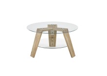 Couchtisch >LUBLIN< (BxHxT: 75x40x75 cm) in holzfarben - 75x40x75 (BxHxT)