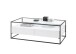 Couchtisch >EVORA< (BxHxT: 120x40x60 cm) in weiß - 120x40x60 (BxHxT)