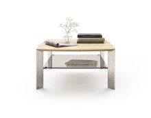 Couchtisch >NELIA< (BxHxT: 80x41x80 cm) in Eiche -...