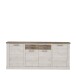 Sideboard >Duro< (BxHxT: 212,9x90,3x41,3 cm) Pinia Weiss mit Eiche Antik