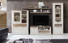 TV-Board >Duro< (BxHxT: 139,6x52x52 cm) Korpus Pinia Weiss mit Eiche Antik
