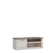 TV-Board >Duro< (BxHxT: 139,6x52x52 cm) Korpus Pinia Weiss mit Eiche Antik