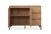 Kommode >Korsika< (BxHxT: 120x87x40 cm) in Dekor Artisan Oak - 120x87x40 (BxHxT)