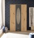 Kleiderschrank >Kassel< (BxHxT: 120x195x55 cm) in Artisan Eiche / Graphit