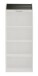Jalousieschrank >Jalousieschrank< (BxHxT: 69x192x44 cm) weiß matt lack/graphit