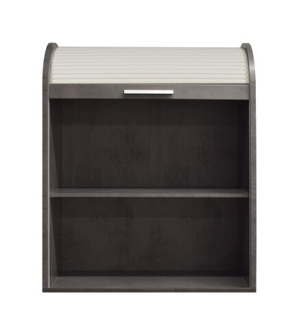 Jalousieschrank >Jalousieschrank< (BxHxT: 69x85x44 cm) in graphit / weiß