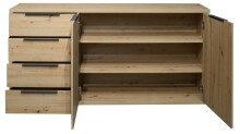 Kommode >Clyde< (BxHxT: 180x90x45 cm) in asteiche - 180x90x45cm (BxHxT)