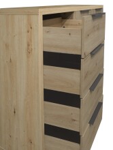 Kommode >Clyde< (BxHxT: 180x90x45 cm) in asteiche - 180x90x45cm (BxHxT)
