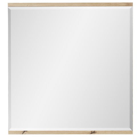 Garderobenspiegel >SIGNO II< (BxH: 80x85 cm) in Artisan Eiche / Spiegel aus MDF