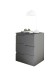 Nachtkommode >Spice< (BxHxT: 46x59x40 cm) in Graphit matt - 46x59x40cm (BxHxT)