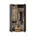 Kleiderschrank >Hanau< (BxHxT: 120x196x54 cm) in Graphit / Artisan Eiche