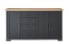 Sideboard >JASMIN< (BxHxT: 182x102x41 cm) in Artisan/graphit