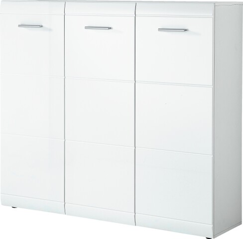 Sideboard >M-402< (BxHxT: 134x120x36 cm) in weiss - 134x120x36cm (BxHxT)