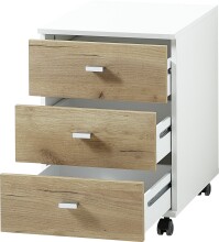 Rollcontainer >M-412< (BxHxT: 40x57x49 cm) in weiss...