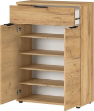 Kommode >M-392< (BxHxT: 75x108x37 cm) in braun -...