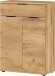 Kommode >M-392< (BxHxT: 75x108x37 cm) in braun - 75x108x37cm (BxHxT)