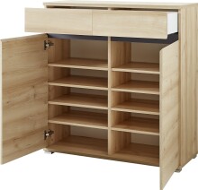Kommode >M-401< (BxHxT: 96x103x40 cm) in braun |...